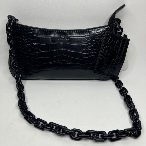 NWT ALDO Griregann Faux Leather Small Shoulder Purse Chain Strap Card Holder Set - Picture 13 of 15